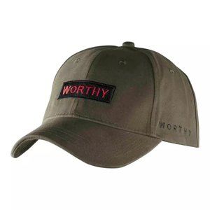 WORTHY BOX DAD HAT - OLIVE/BLACK